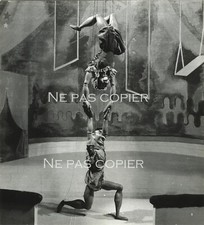 JACQUES CHESNAIS PUPPETS acrobats circa 1955 Temporary Theatre