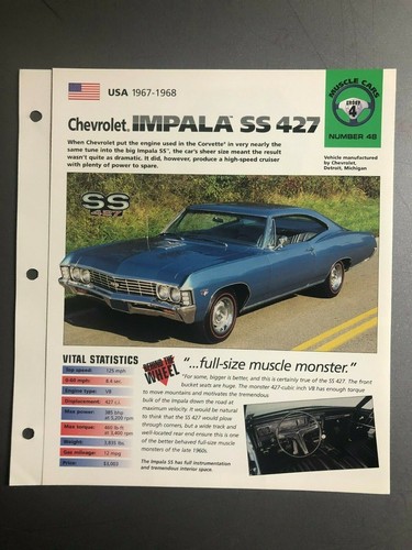 1967 1968 chevrolet impala - 1968,