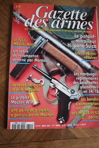 Revue gazette armes 319 - gazette, n°319