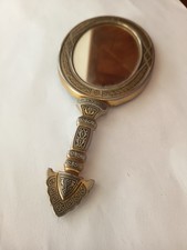 MIROIR FACE A MAIN 1950  METAL