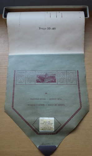 Pianola roll hupfeld mozart - hupfeld, mozart's
