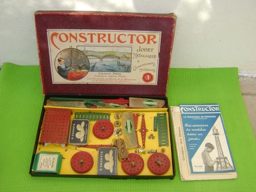 Jouet ancien boite constructor - jouet,