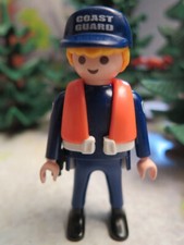 Garde côte coast guard policier bateau de police 4448 PLAYMOBIL gilet sauvetage