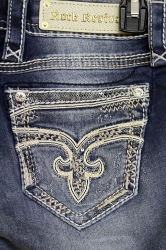 New rock revival skinny jeans - new,