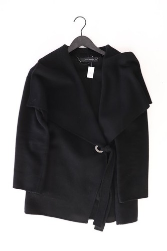 Manteau laine noir zara - manteau,