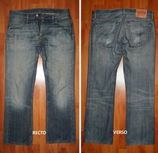 JEANS LEVIS 527 "Low-bootcut" W32 L30 (FR t42) bleu délavé 8274