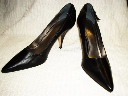Nicole miller black leather - nicole,