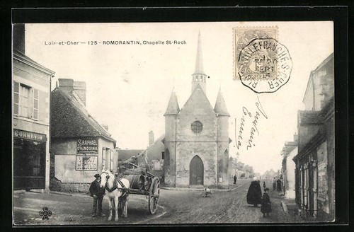 Cpa romorantin chapelle - romorantin,,