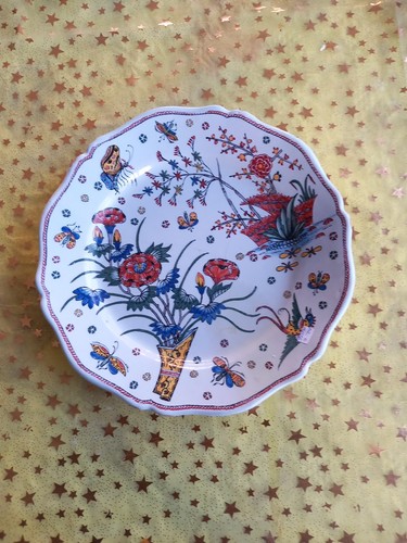 Superbe assiette rouen 18ème - assiette,