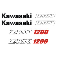 Kit 8 Stickers ZX1100 ZX 1100 ZRX1200 ZRX 1200 Kawa