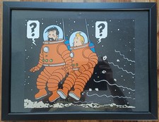 Cadre TINTIN FUSEE LUNE 30x40
