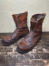 Red Wing 10877 Soft Toe Moc Toe Leather Work Boots USA 11D Men’s Vintage