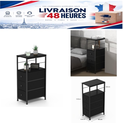 Table chevet étroite 3 - table,