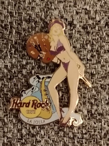 Pin girl hard rock - hard, cafe/