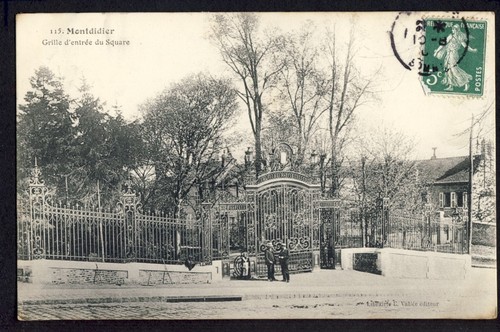 Rare old postcard montdidier - rare,