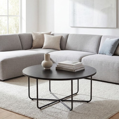 Table basse 80cm ronde - table,