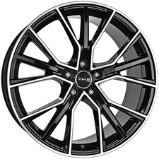 JANTES ROUES AVUS AF18 POUR VOLKSWAGEN EOS 8X18 5X112 BLACK POLISHED VOC