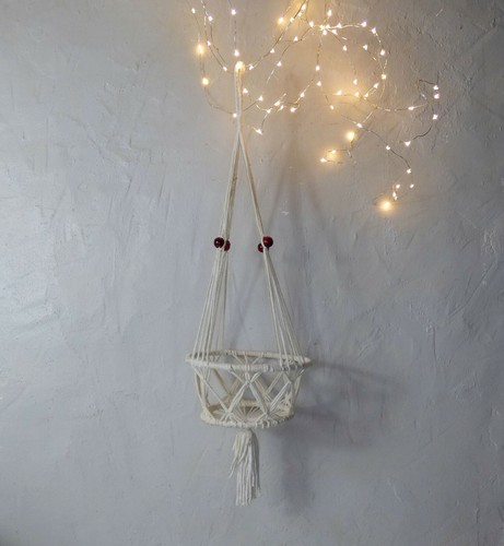 Suspension macramé perles - suspension, en