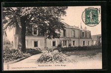 Old postcard Neuville-aux-Bois, Le Cas Rouge 