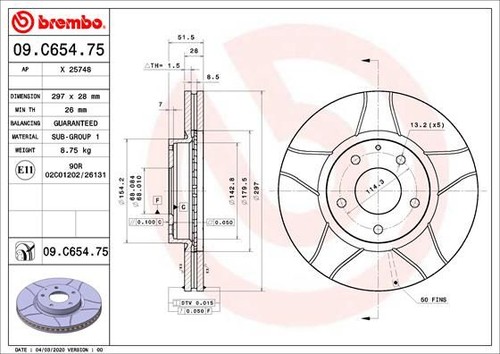 Disques frein max brembo - max,