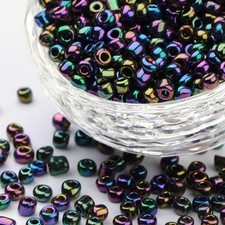 LOT DE 500 PERLES DE ROCAILLE