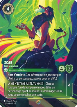 Lorcana scar lion - -,
