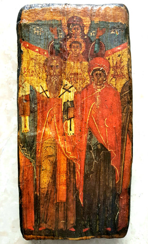 Peinture sur bois icônes