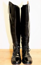 VTG Bottes Equitation IMPERIAL  MARLBOROUGH cuir noir 40FR 6,5UK 8US made in UK