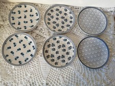 6 Assiettes à Dessert en Porcelaine ROYAL BOCH BELGIQUE Neuves !! D 17,5 cm