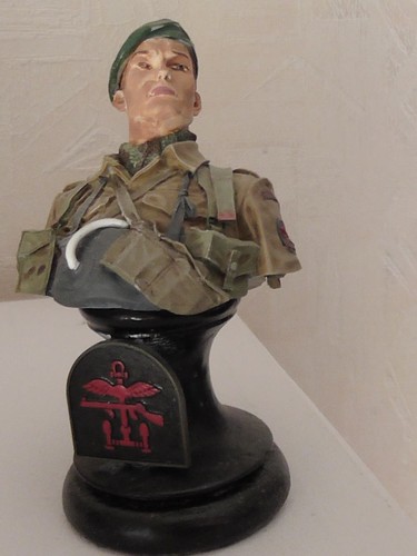 Figurine buste commando - figurine,