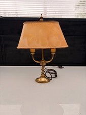 Ancien Lampe Bouillotte Laiton