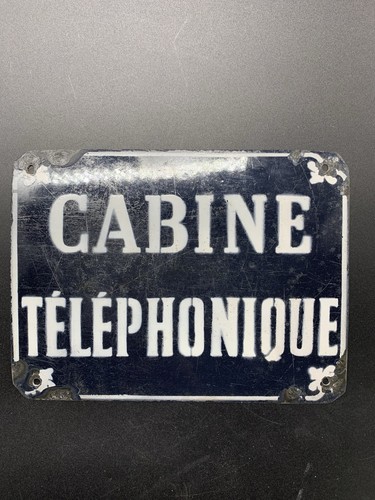 Ancienne plaque émaillée - ancienne,