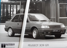 Photo presse  PEUGEOT 309 GTI