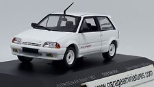 CITROEN AX BLANCHE 1987 ODEON REF 050 ECHELLE AU 1/43 EME MINIATURE COLLECTION