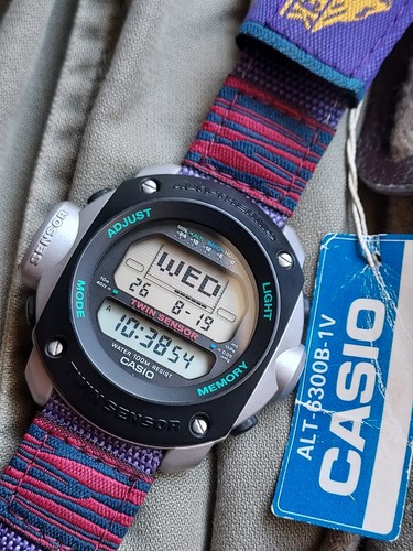 Montre casio alt 6300b - casio, alt-6300b-1v