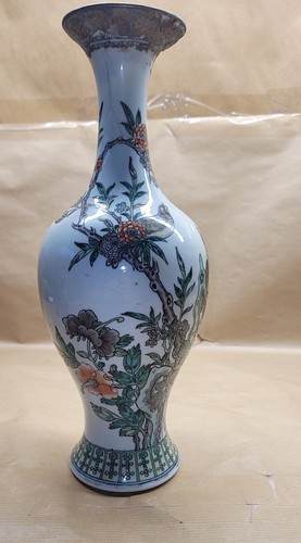 Vase porcelaine chinois ancien - vase,