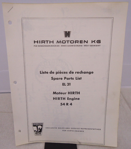 Vintage hirth engine 4 - engine,