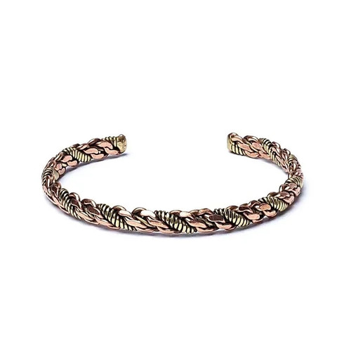 Bracelet torsadé couleur