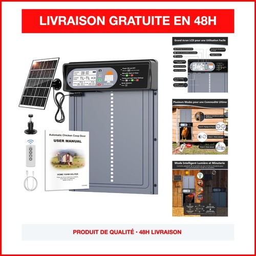 Porte poulailler - porte,