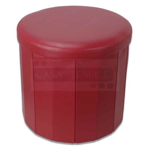 Pouf conteneur éco cuir - conteneur, éco-cuir