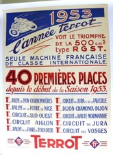1953 TERROT 500 RGST Circuit Rally Motorcycle Manifesto