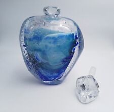 Important signed crystal bottle PIERRE MARION Master Glassmaker