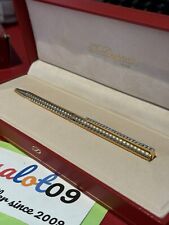 S.T. DuPont Gold Plated Twist Pen Stylo Bille Laque De Chine Oceane 0045285