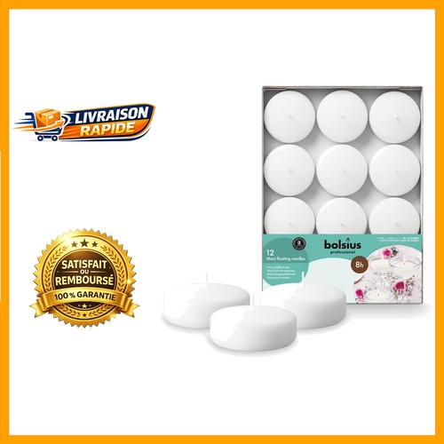 Lot bougies flottantes - de,