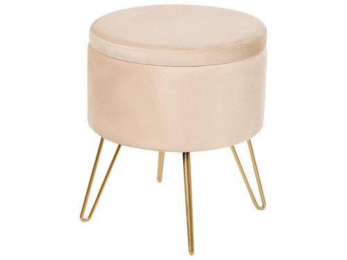 Pouf coffre velours - coffre,