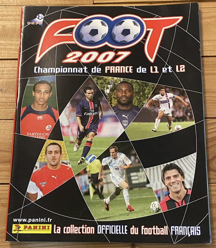 Album foot panini 2007 vide - album, +