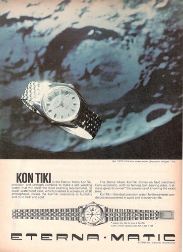 Eterna matic montre 1965 - eterna,