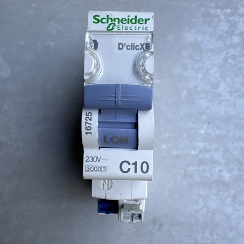 Disjoncteur enfichable clic - enfichable, d'clic