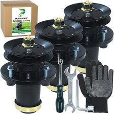 POSEAGLE 3 Pack Pre-Greased 539131898 Spindle Assembly 532173434 Spindle Pulley