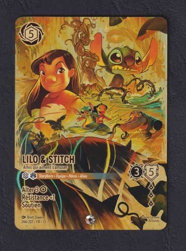 Lorcana lilo stitch amis - lilo,